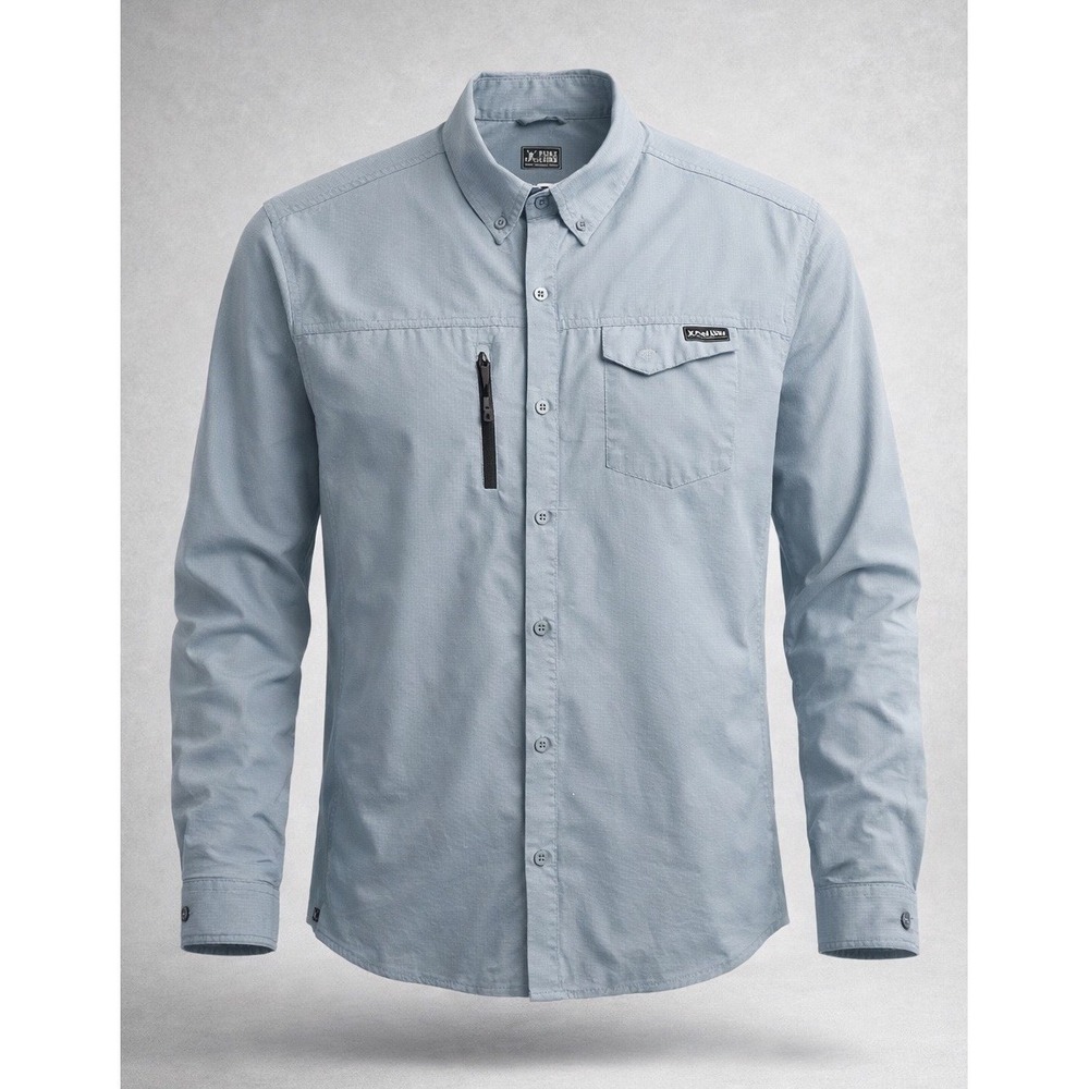 Pure Lure Fishing Shirts Mens L Lot 2 Performance Vented Outdoor Button Down - Picture 2 of 15